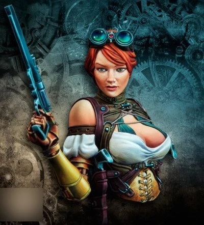 

[tuskmodel] 1:12 resin bust resin model kit Thunder