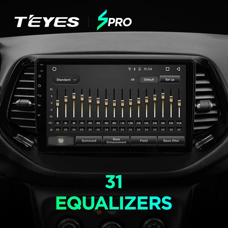 Perfect TEYES SPRO For Jeep Compass 2 MP 2016 2017 2018 Car Radio Multimedia Video Player Navigation GPS Android 8.1 No 2din 2 din dvd 3