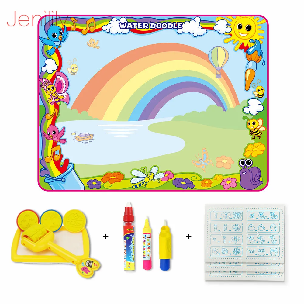 

Non-toxic Drawing Board Magic Water Drawing Mat 86 * 65 CM Painting and Writing Doodle with Magic Pen Children Education Toys