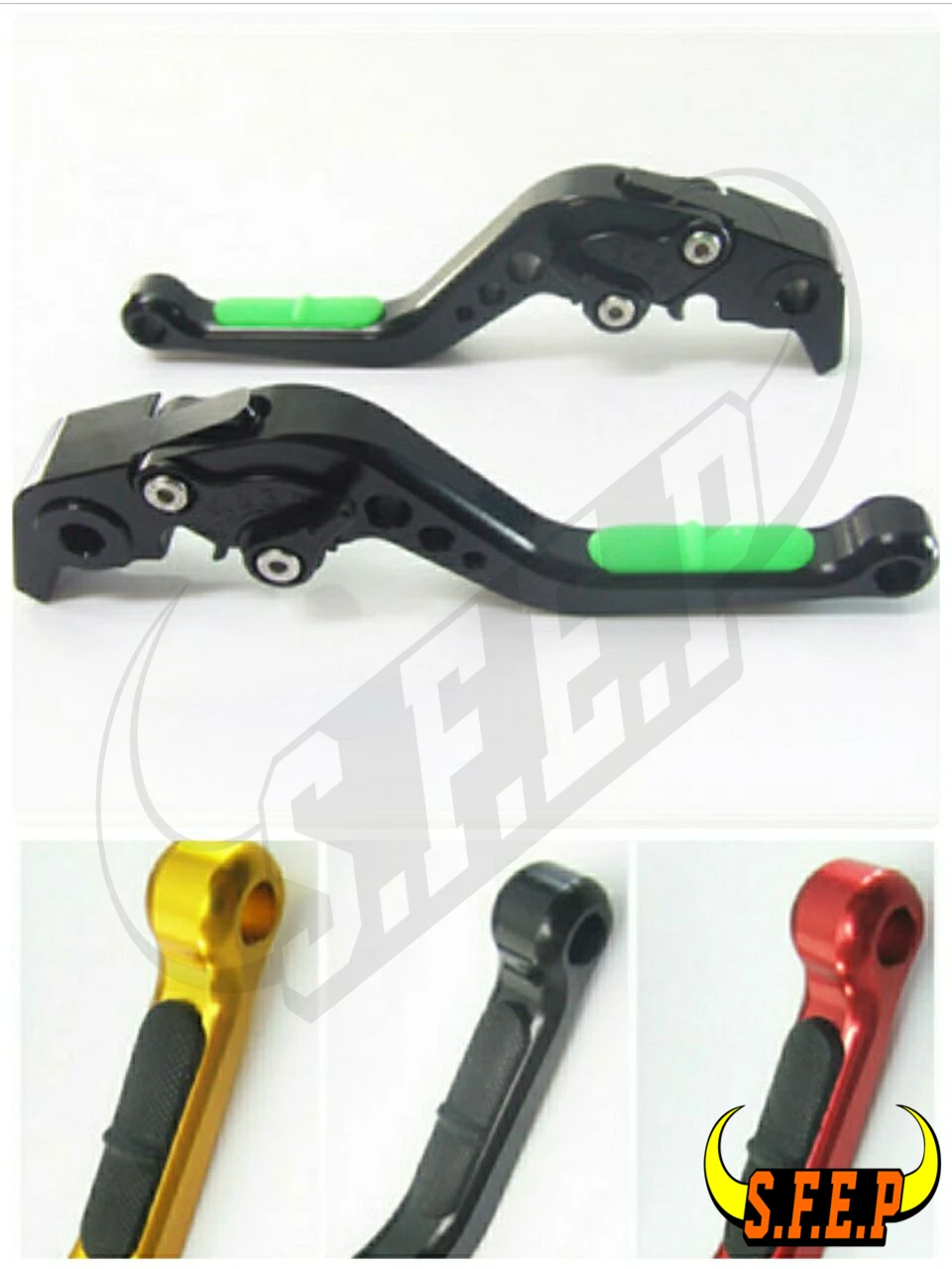 

CNC Adjustable Motorcycle Brake and Clutch Levers with Anti-Slip For Kawasaki ZX10R / RR / KRT 2016-2018