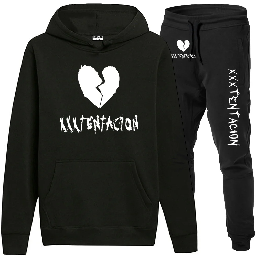 

Revenge Kill Fashion Hoodies +Sweatpants Suit Men/Women Casual Hip Hop XXXTentacion Sweatshirt Traksuit Fleece Pullover Hoody