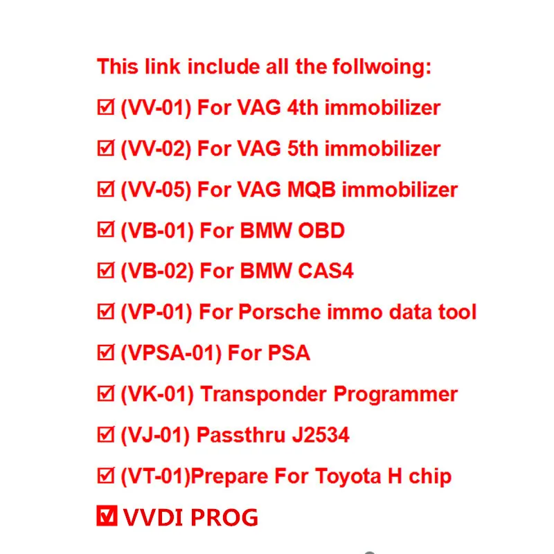 V6.8.0 оригинальный Xhorse VVDI2 Commander программатор ключей для V W/Audi/BMW/Porsche получите