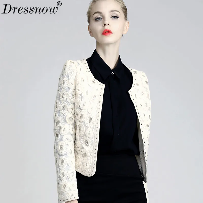 Dressnow/Высококачественная женская дизайнерская укороченная верхняя трикотажная куртка, Женские уникальные тонкие вязаные куртки с длинными рукавами
