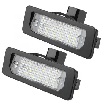 

2Pcs Car LED License Plate Light Lamp for Ford Mustang Fusion Flex Taurus for Lincoln MKS MKZ MKT MKX