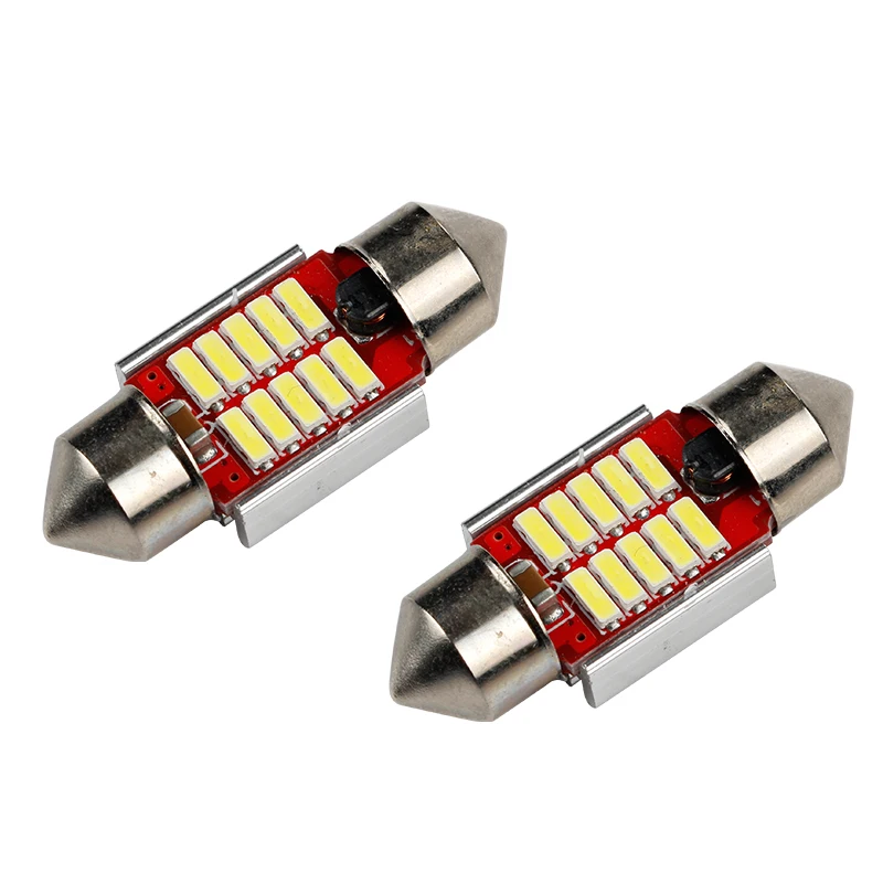 1 шт. C5W C10W 4020 SMD светодиодные лампы для фар купольный светильник автомобильный фестонный интерьера настольная лампа лампы 31 мм, 36 мм/39 мм/41 мм 6000k белый 12V