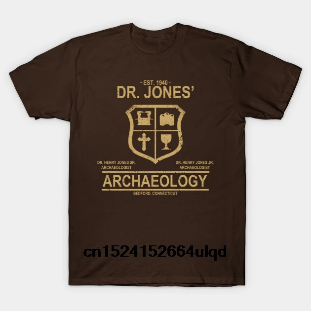 

100% Cotton O-neck Custom Printed Tshirt Men T shirt Dr. Jones Archaeology - Indiana Jones Women T-Shirt
