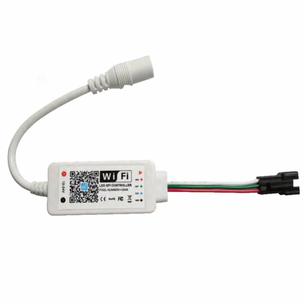 

LED WiFi Pixel Music timer Remote Controller Amazon Alexa Google Home For WS2811 WS2812B SK6812 1903 6803 RGB led Strip light