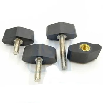 

2pcs M8 One-handed handle Plastic hand screw nylon T-shaped knob Lock key Mechanical handle 15mm-45mm Length