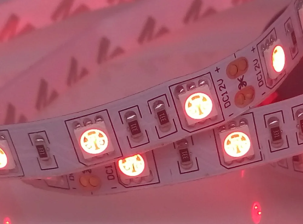 Выделите 5/10/15/20 М 5050 SMD rgb светодиодные полосы света dc12v + Mi. light 2 4 г led контроллер