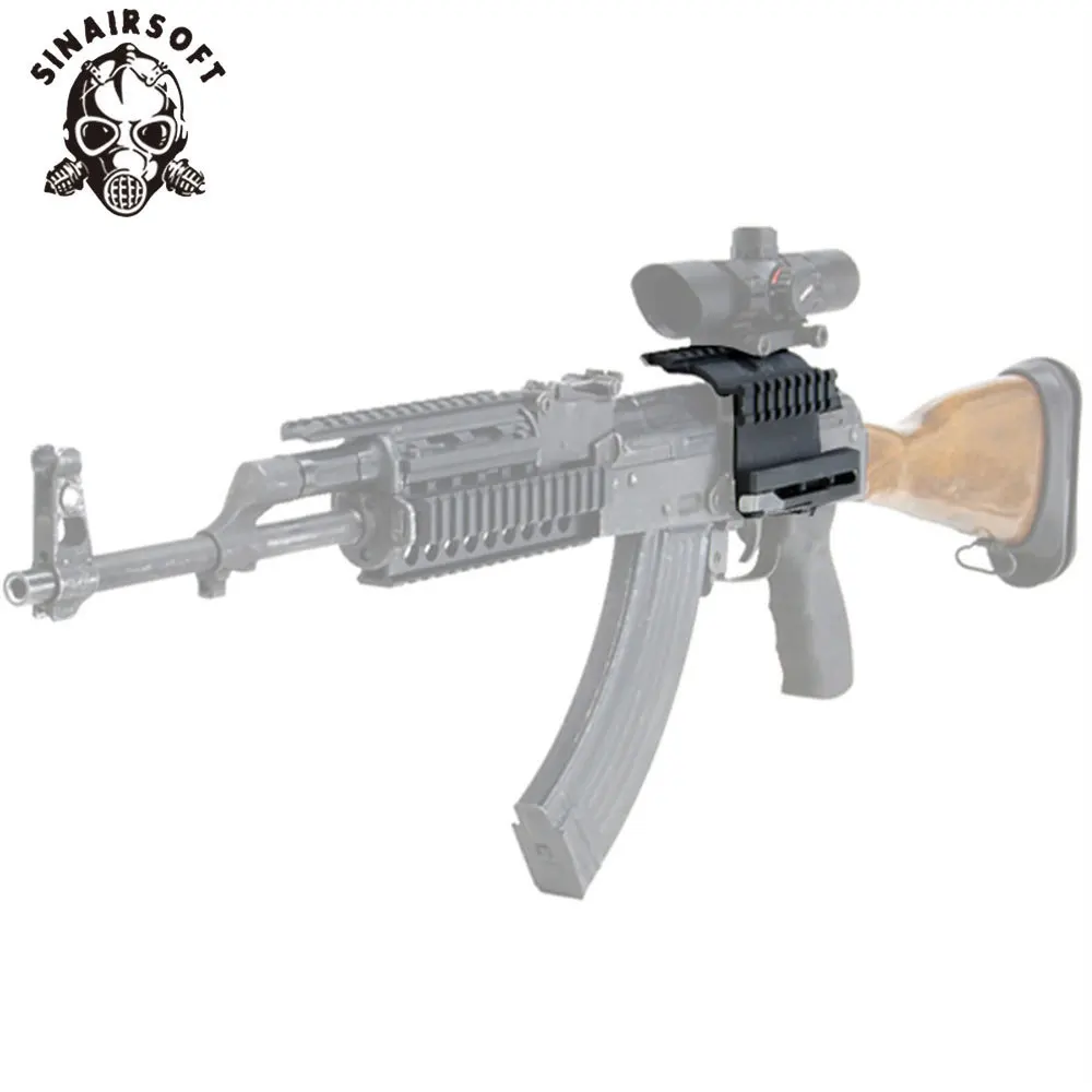 SINAIRSOFT AK 47 быстрая разборка двойной рельс боковой зеркальный мост + Боковая