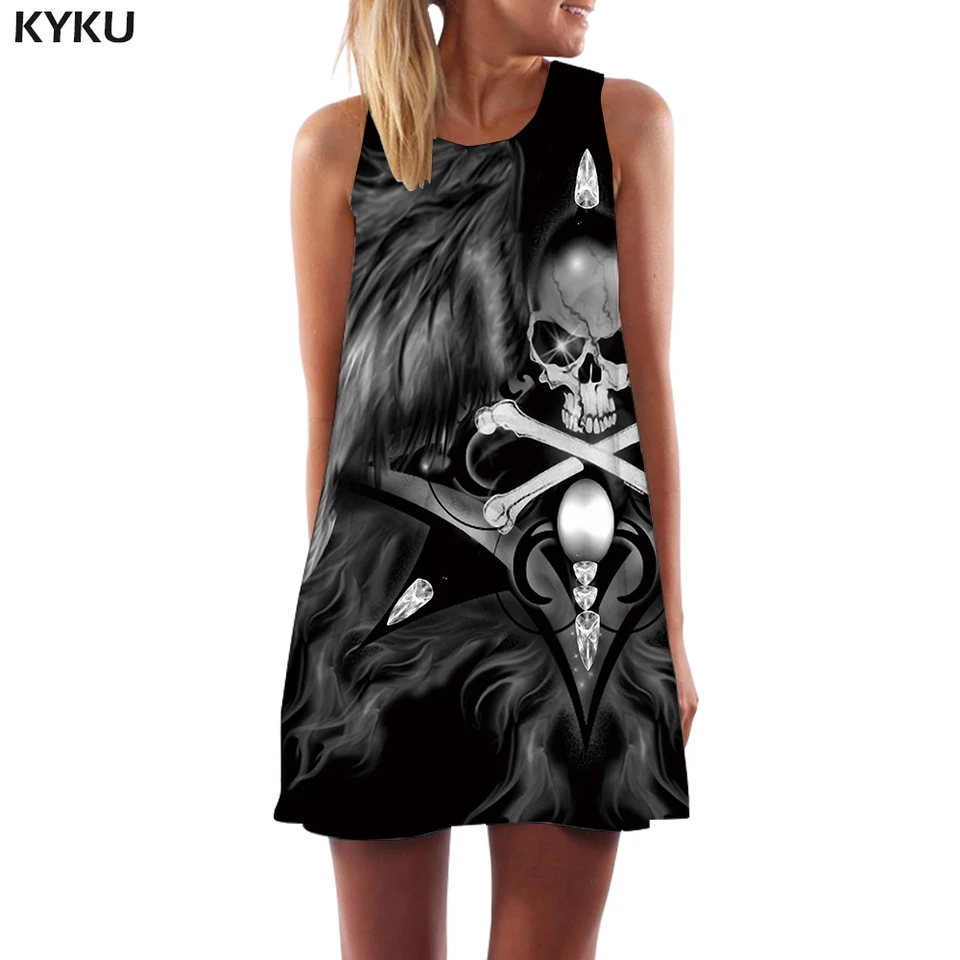 skull sundress