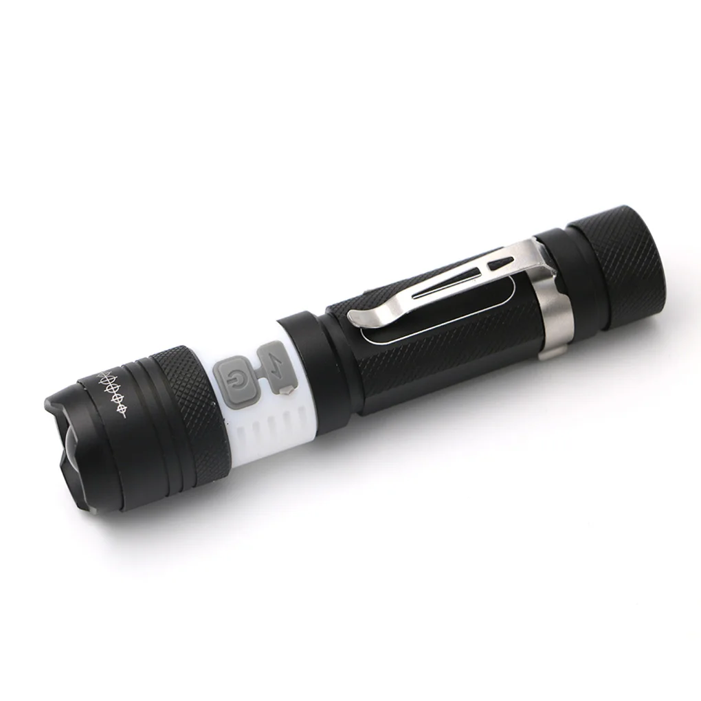 Waterproof LED Rechargeable Flashlight with Micro USB Interface for Outdoor Activities 13.2cm * 2.5cm Waterproof LED Rechargeable Flashlight with Micro USB Interface for Outdoor Activities 13.2cm * 2.5cm