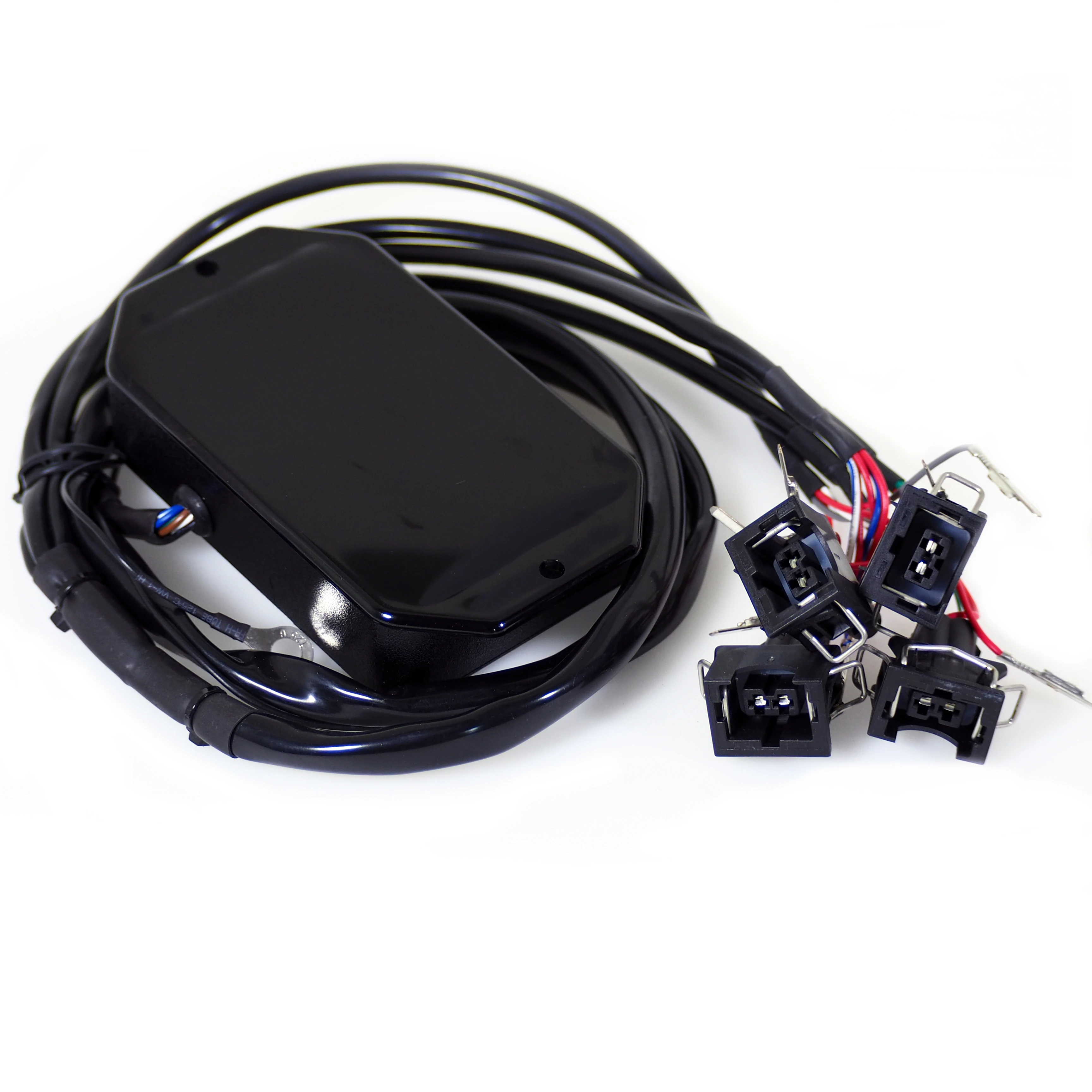 E85 4cyl 6cyl 8cyl Auto conversion kit Flex combustible etanol alternativa combustible con arranque en frío Asst. Conectores disponibles para EV1, EV6 - 4