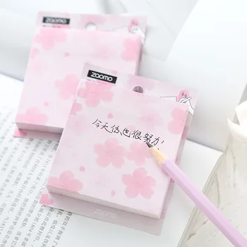 

80 sheets/lot beautiful Cherry blossoms Journal Paper Sticky Notes Memo Pad Planner Stickers Kawaii Stationery Notepad