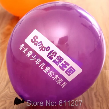 1" 1000 шт/партия латексный круглый воздушный шарик на заказ-воздушные шары с принтами для рекламы воздушные шары печать логотип Свадебная вечеринка