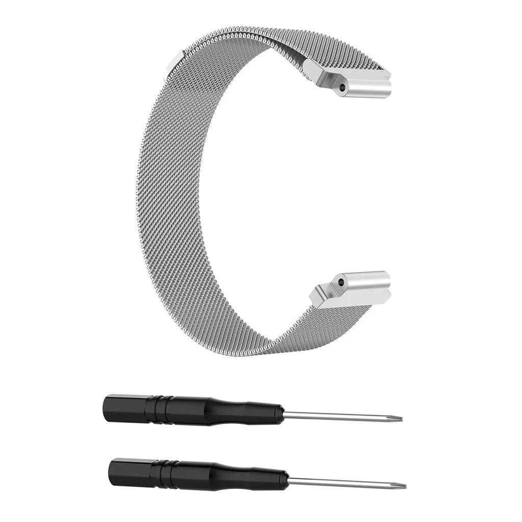Ouhaobin Milanese loop pasek dla Garmin Forerunner 220 235 235 735 małe Milanese magnetyczny pasek do zegarka pasek Drop Shipping 410 2 -