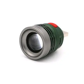 

3 Mode Mini Tactical USB Flash Light Torch Zoom Powerful LED Flashlight Outdoor Travel Lamp AI88