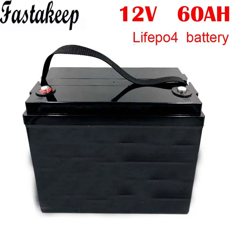 Lifepo4 12v 60ah аккумулятор глубокого цикла для кемпинга автомобиля