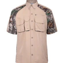 Redhe* d летние мужские рубашки мужские охотничьи рубашки для рыбалки с коротким рукавом походная уличная сорочка быстросохнущая США размер Promotion акция