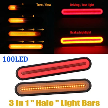 

Waterproof 12-24V LED Tail Light Lamps 2Pcs/Pair Boat Trailer Rear Parts For Trailer Truck Car Light Safety Indicator Fog Lights