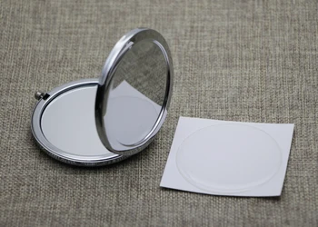 

Blank Compact Mirror with 58 mm Epoxy Resin DIY Pocket Mirror Compact Makeup Mirror #18413