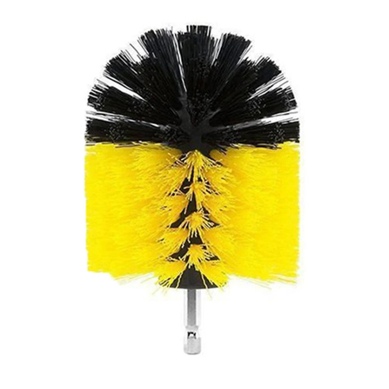 3.5inch Drill Power Scrub Clean Brush For Leather Plastic Wooden Furniture Car Interiors Cleaning Power Scrub, Yellow 3.5inch Drill Power Scrub Clean Brush For Leather Plastic Wooden Furniture Car Interiors Cleaning Power Scrub, Yellow
