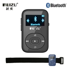 Ruizu LCD Sport Audio Mini Bluetooth Mp3 Player Music Audio Mp 3 Mp-3 With Radio Digital Hifi Hi-Fi Screen Fm Flac Usb 8GB Clip