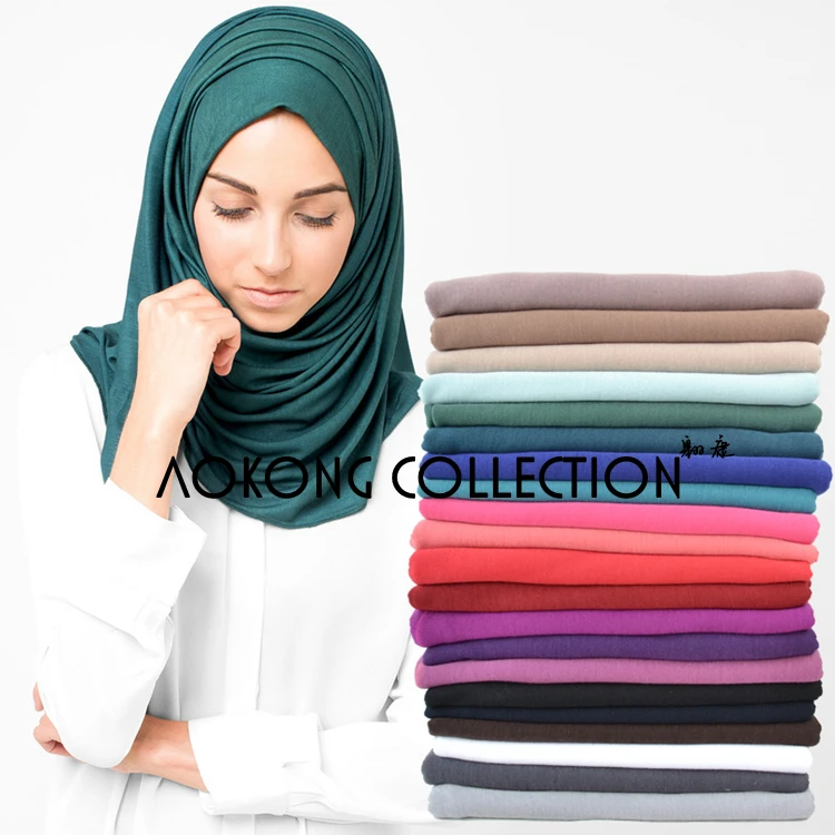 10pcs/lot maxi scarves jersey hijab 85*180 cm woman polyester cotton
