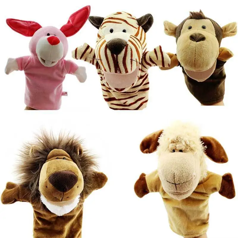 

Pudcoco Xmas Cute Gifts Animal Wildlife Hand Glove Puppet Soft Plush Puppets Kid Toy Gift
