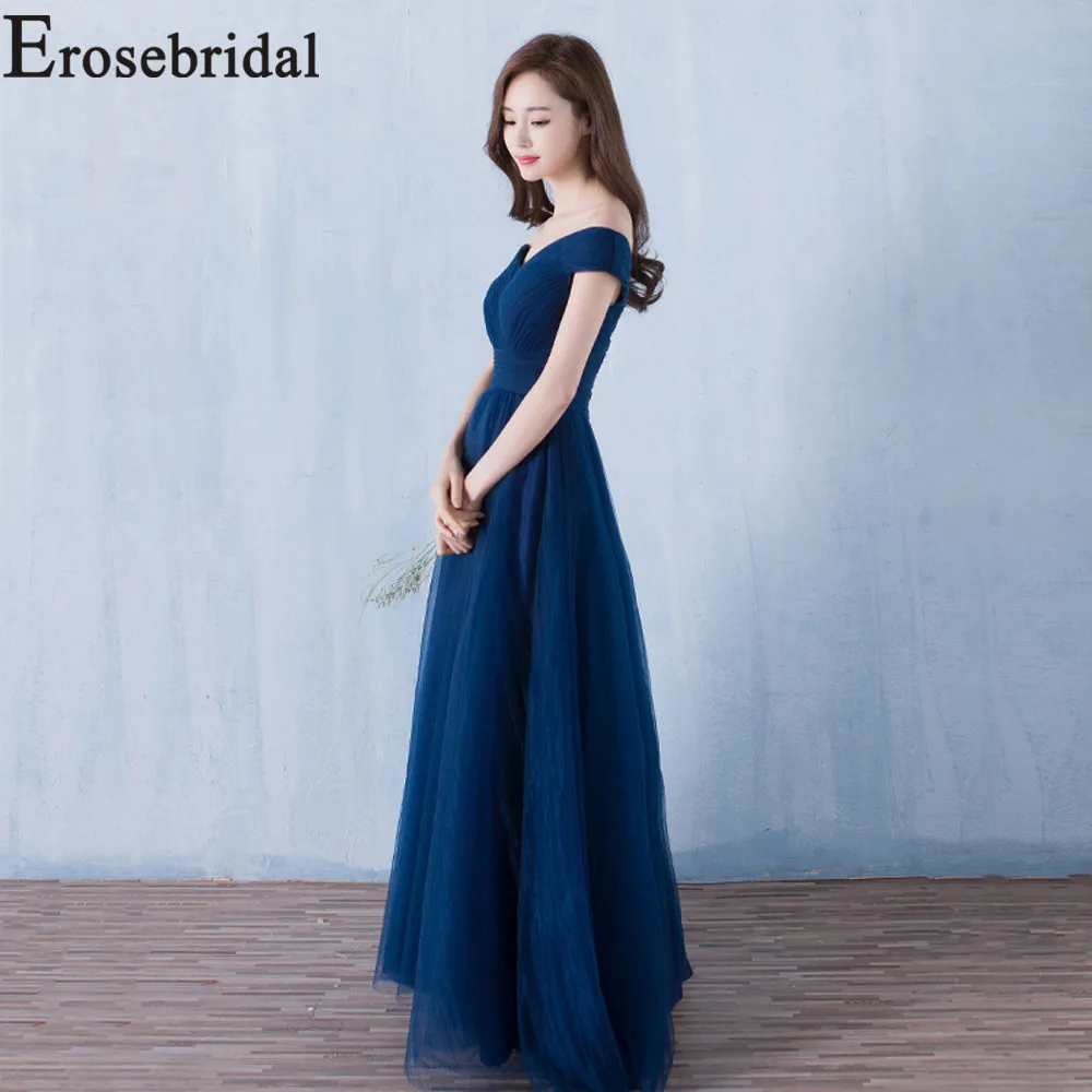 Long Formal Dress Evening Gown for Women 2019 Evening Dress Long Royal Blue Dress Lace Up Back robe soiree
