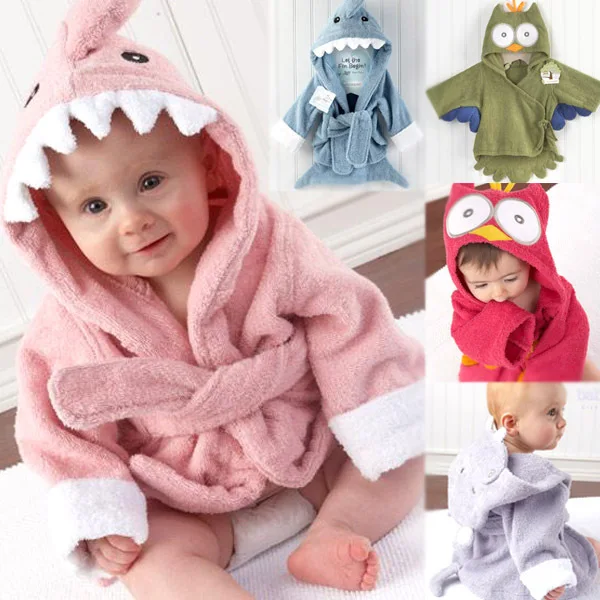 Peignoir De Bain En Coton Pour Nouveau Ne 7 Couleurs Vetements De Bain Pour Enfants Pyjama Molletonne Pour Filles Aliexpress
