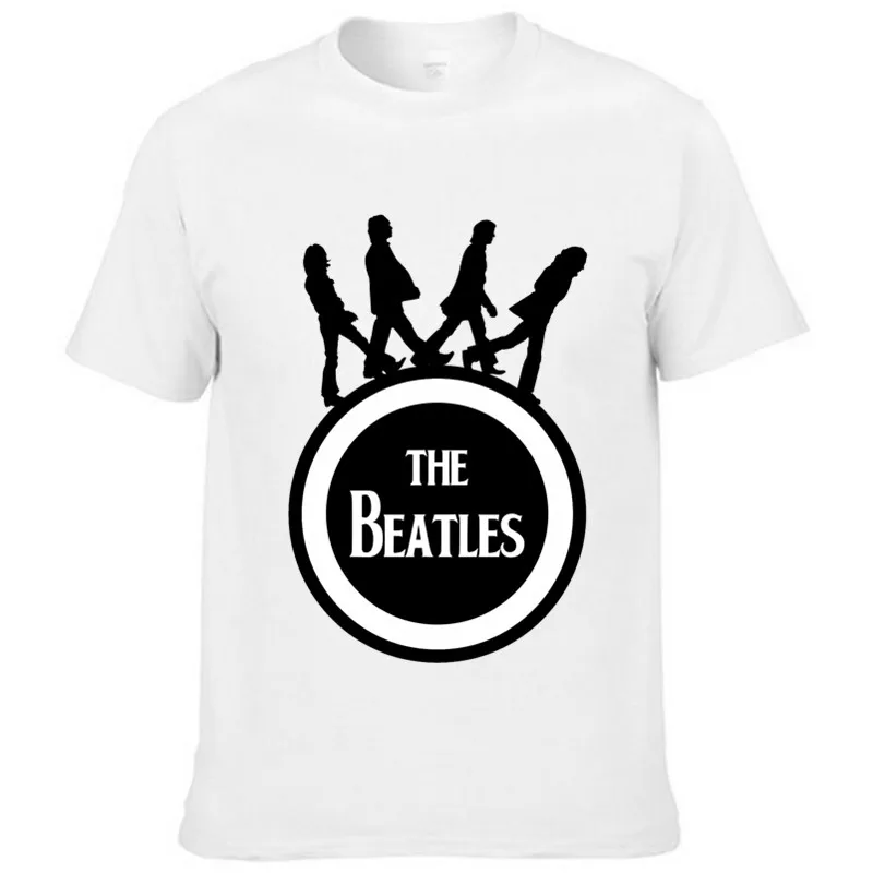 Cutton Grafis Desain Beatles T Shirts 