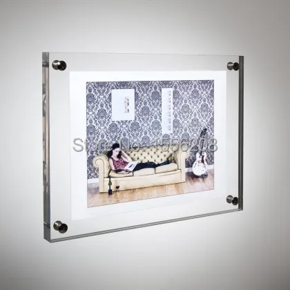 (GT4158-7inch) Cheap Wall Mounted Waterproof Photo Frame Acrylic Picture  Frame Wholesale
