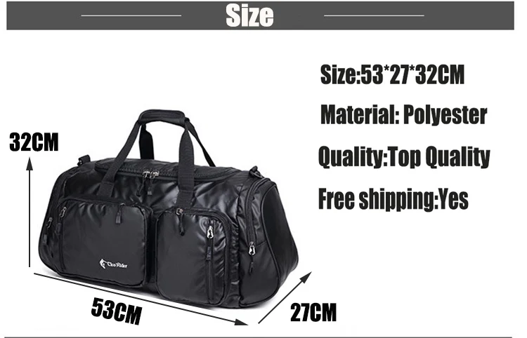 Travel Bag Portable Large Capacity Luggage Bag Male Waterproof Short-distance Travel Bag Outdoor Sports GYM Bag XA153K