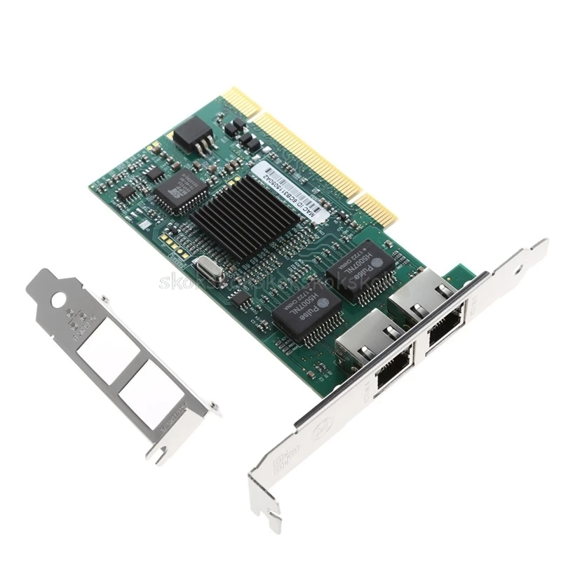 

PCI Dual RJ45 Port Gigabit for Ethernet Lan Network Card 10/100/1000Mbps For Intel 82546 Jy23 19 Dropship