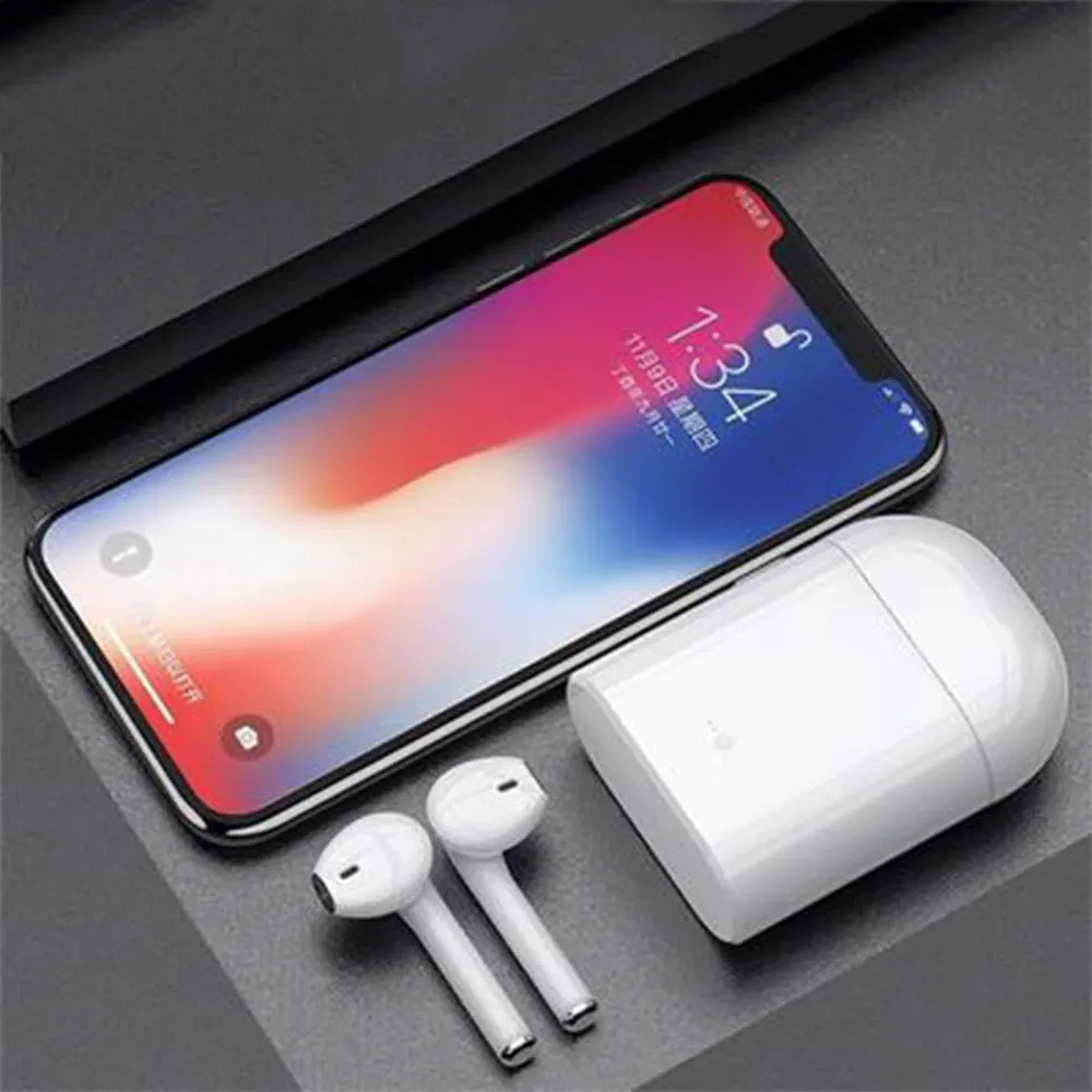 Спортивные Bluetooth наушники беспроводные i7TWS гарнитура Беспроводные для bluetooth