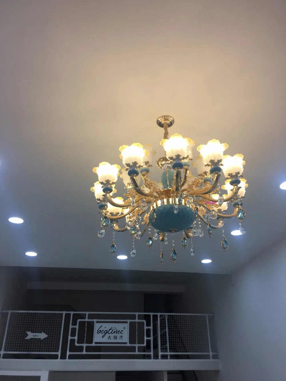 Modern Foyer Chandelier Lighting Murano Glass Chandeliers