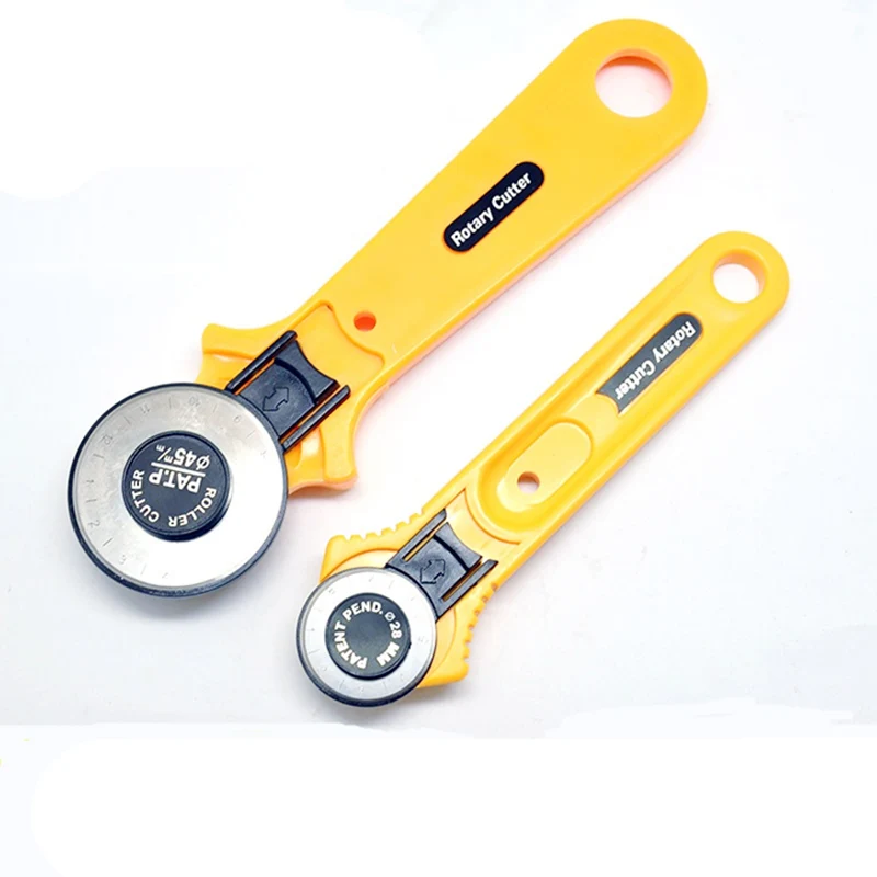 

28/45mm Rotary fabric cutter cloth cutting knives circular cutter paper craft knife Leather patchwork tool sewing accessories