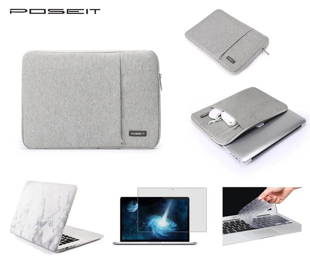 Чехол для ноутбука Apple Macbook Air 1" 13" Pro 15 retina 12 дюймов, сумка для ноутбука для нового MAC Pro touch bar 13 чехлов для ноутбуков