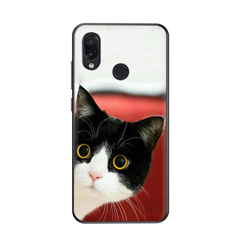 Черный кот глазки мягкий чехол для телефона для Redmi 4A 4X5 6 A Plus Pro 7 GO Note 4 4X5 6 7 8 Pro 7A K20 pro - Цвет: B8