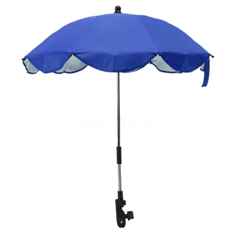 Детская коляска зонтик солнцезащитный козырек Солнцезащитный навес крышка коляска зонтик для коляски Аксессуары для коляски Автокресла зонт от солнца - Цвет: dark blue color