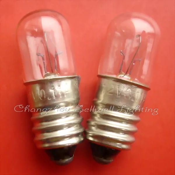 Миниатюрная лампочка 12v 0.11a e10 t10x28 a298 | Лампы и освещение