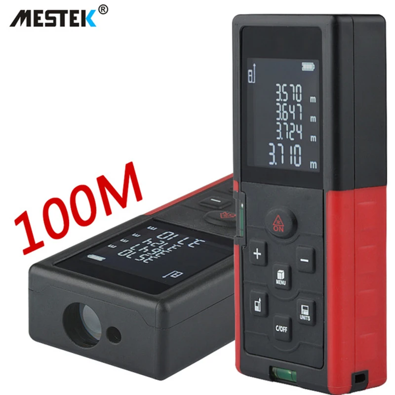

MESTEK Range Finder 40m 60m 100m Laser Distance Meter Rangefinder Medidor Trena Laser Level Tape Measure Laser Meter Ruler