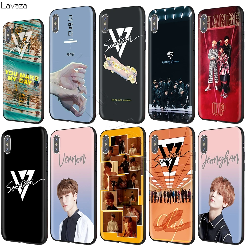 Чехол Lavaza SEVENTEEN для iPhone 12 mini 11 Pro XS Max XR X 8 7 6 6S Plus 5 5s se | Мобильные телефоны и
