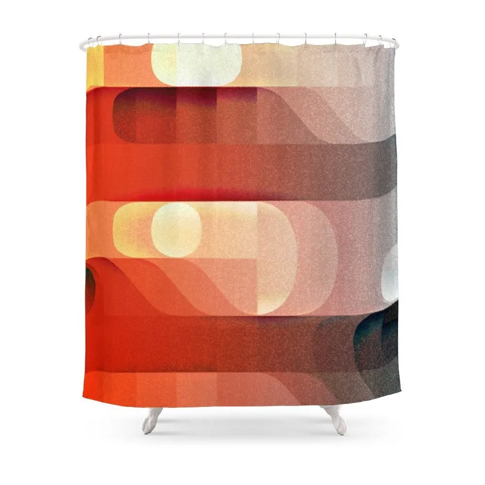 Amazing Stair Cases Shower Curtain Waterproof Polyester Fabric Bathroom