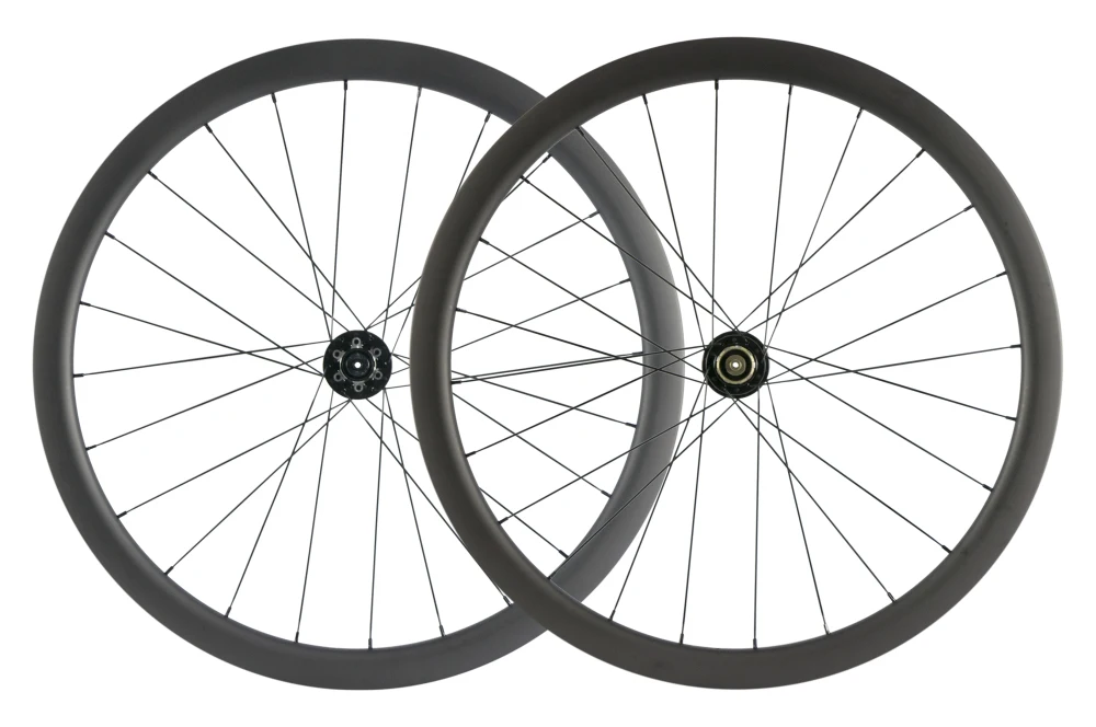 

SuperTeam 700C 40mm Carbon Clincher Disc Brake Wheelset matte 25mm Depth