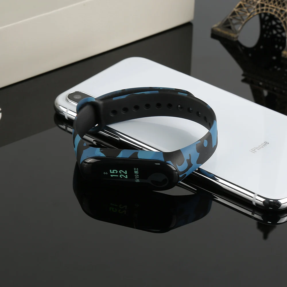 4 цвета для mi band 3 ремешок для mi Band 3 Аксессуары сменный силиконовый браслет для Xiaomi mi 3 умные браслеты