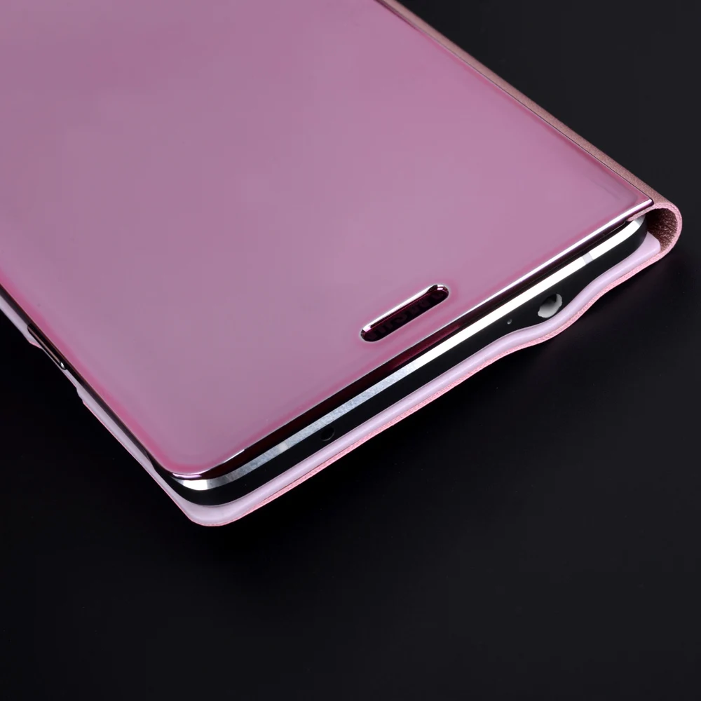 Чехол для samsung Galaxy Note 4 Note4 SM N910 N9100 N910F N910C N910H SM-N910F SM-N910C откидной зеркальный чехол с чипом