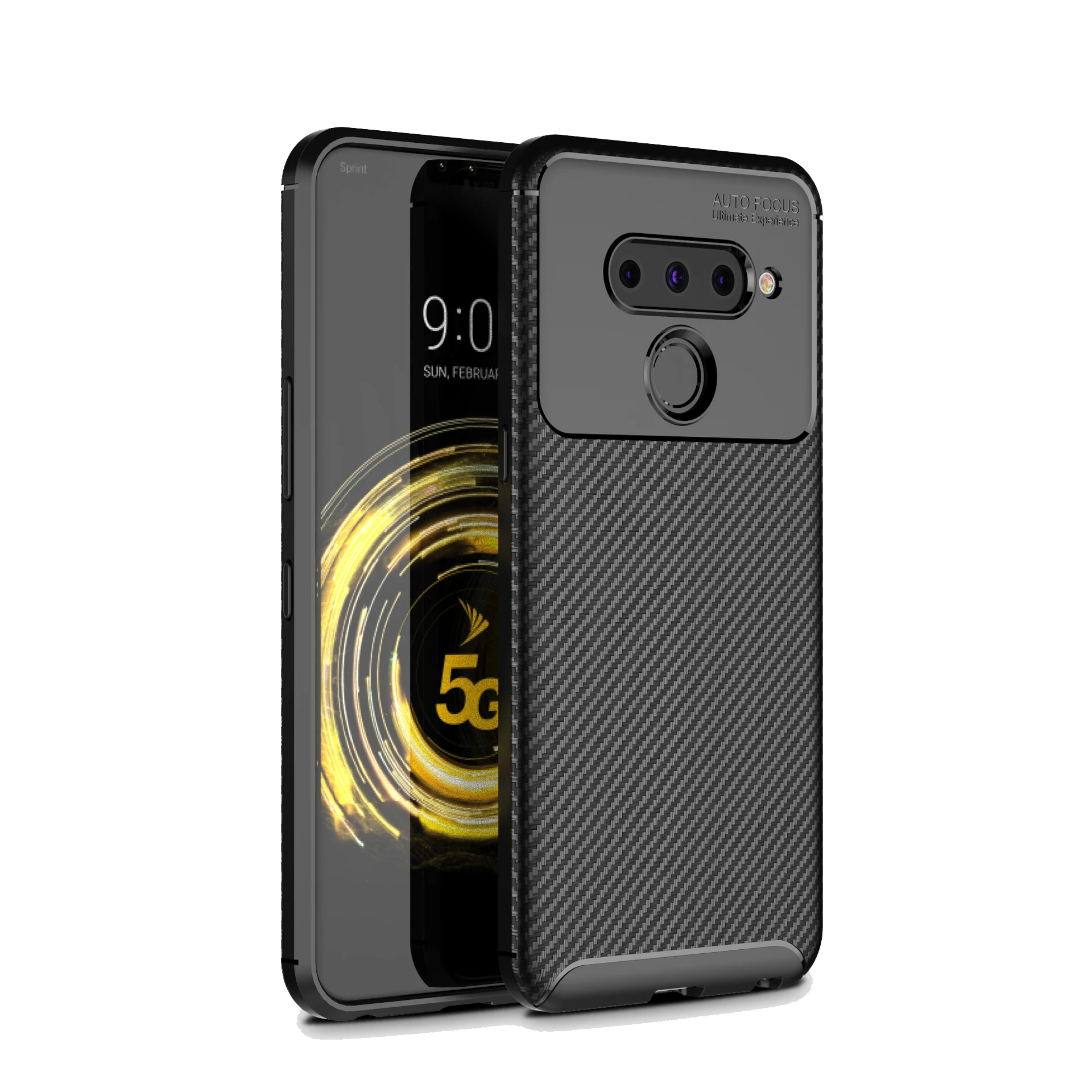 

Luxury Shockproof Business TPU soft silicone Armor Protective Back Cover For LG V50 LGV50 Case Phone Shell Coque Cases