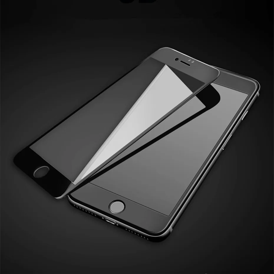 4D полное покрытие сверхтвердое Защитное стекло для iphone x 8 7 6s протектор экрана